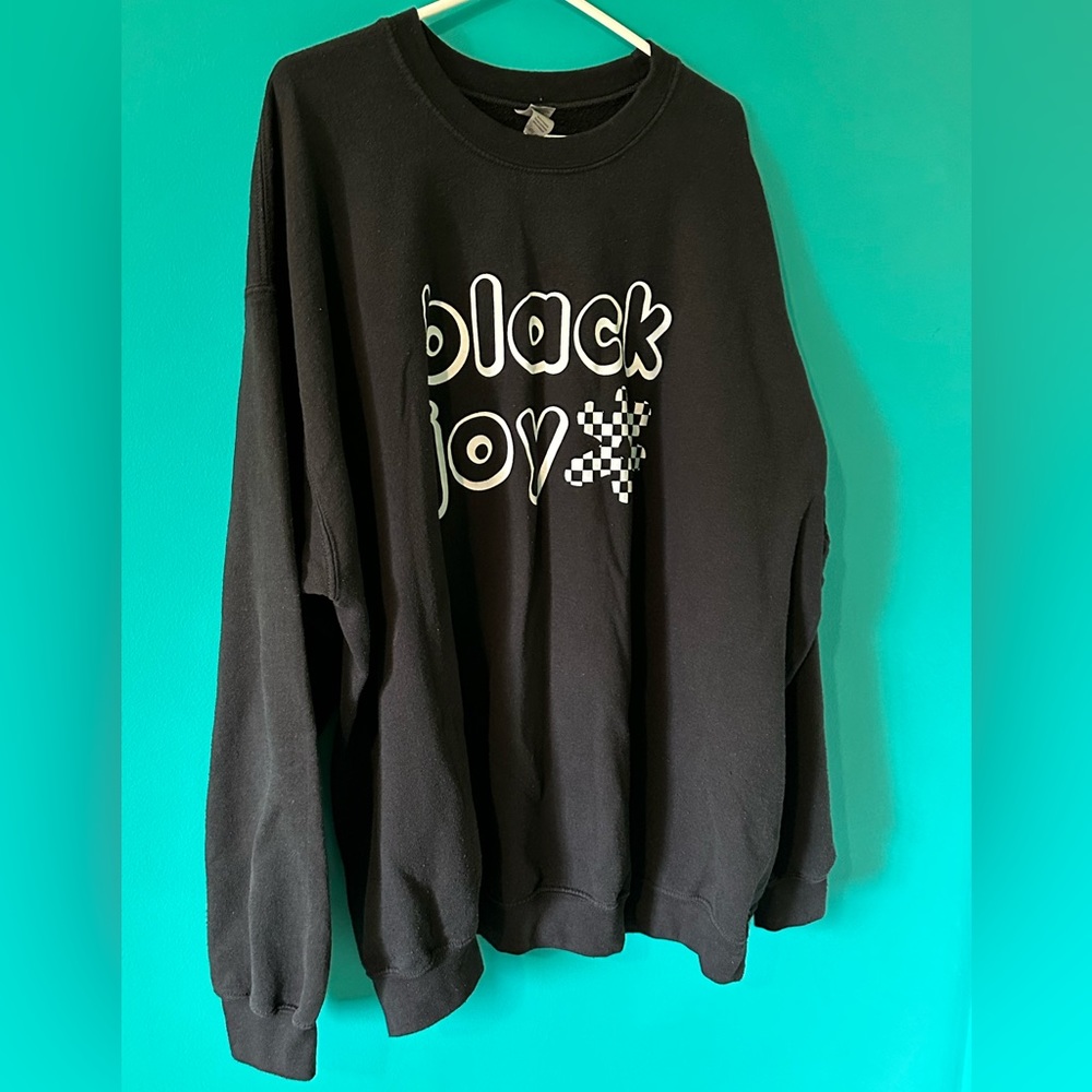 LAST CHANCE ONE DAY SALE!!! 
4X Black Joy crewneck sweater